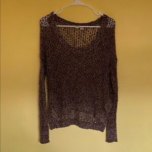 Roxy Women's Dark Brown Knit Sweater